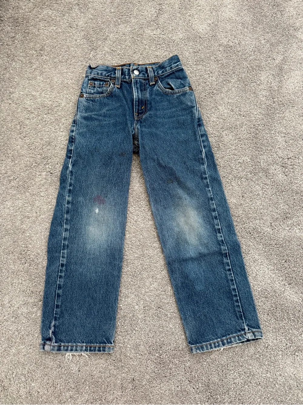 Vintage Levi's 550 Relaxed Fit Denim Jeans Kid's Size Slim 8